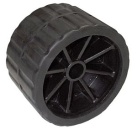 Seitenrolle, schwarz 75 mm Ø Bohrung 17 mm