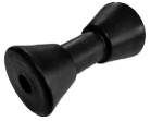 Mittlere Kielrolle, schwarz 190 mm Ø Bohrung 21 mm