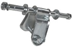 Haltebeschlag f. Seitenrolle, gerade 30 mm