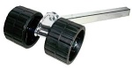Schwenkrolle, 2 Rollen gerade 30 mm