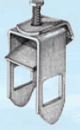 Befestigungsklammer für Rolle 30 x 60 mm