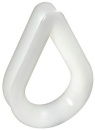 Kausche, weißes Nylon Ø 5 mm