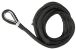 Schwarze Festmacherleine, gespleißt 12 mm x 7 m