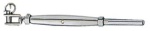VA-Stahl Wantenspanner m. fester Gabel 12 mm