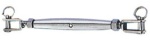 Wantenspanner m. zwei festen Gabeln AISI 316 12 mm