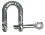 U-Schäkel m. Schlüsselbolzen AISI 316 4 mm