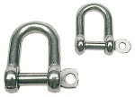Schäkel aus rostfreiem Stahl AISI 316 4 mm