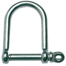 VA-Stahl Schäkel, extra breit 5 mm