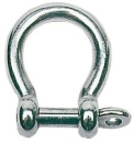 Geschweifter Schäkel AISI 316 4 mm