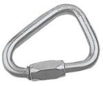 Delta VA-Stahl Karabinerhaken Schraubversch 4,5mm