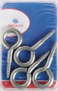 VA-Stahl Augenschraube 17 x 35 mm Blisterverpackung 10
