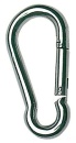 Karabinerhaken AISI 316 hochglanzp ohne Auge 3 mm