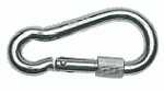 Karabinerhaken AISI 316 m. Drehverschluss 60 mm