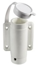 Nylon Sockel Wandmontare 3 Kontakte, weiß