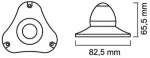 Sphera II Navigationslicht 360° rot