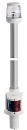 Deckeinbauchaft weiß 100 cm 360° Lampe rot/grün
