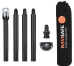 NAVISAFE Halterung + Lampenschaft + Rundumlicht