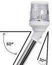 360° Ledschaft Scheinwerfer 30°, weiß 60 cm