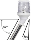 Ausziehbarer Schaft 30° Scheinwerfer weiß 60 cm
