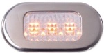 Orientierungslicht Polycarbonat m. 3 gelben LEDs