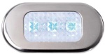 Orientierungslicht Polycarbonat m. 3 blauen LEDs