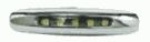 Orientierungslicht, verchromt m. 5 LEDs, weiß