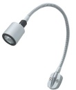6-LED Kojenleuchte m. flexiblem Arm, schwarz