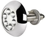 Unterwasserscheinwerfer 6x3W LEDs weiß m.Stiften