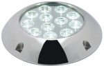 Unterwasserscheinwerfer 12x3W LED weiß m.Schrauben