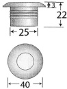 LED-Mikrodeckenleuchte 1x3 W HD weiß