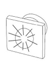 LED-Einbau-Orientierungslicht, frontal weiß
