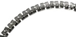 Edelstahlhalterung f. 2m-lang flexible LED-Stange