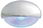 Steeplight verchrom Orientierungsleuchte, LED blau