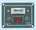 Testpaneel f. 2 Batterien, analogisch