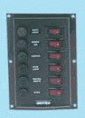 Schalttafel, vertikal  6 Schalter