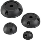 Vertikale Stopfbuchse Kunstoff, schwarz Ø 2/8 mm