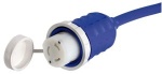 Kabel+Stecker, vormontiert blau 15 m 50 A