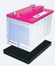 Batteriewanne aus Gummi, schwarz 280 x 177 mm