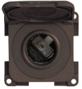 Telefon/Zigarettensnzünder-Stecker, braun