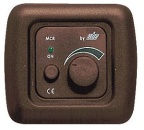 Elektronischer Dimmer 40 W braun
