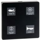 Pannello elettrico touch 4 interr.