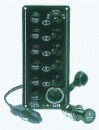 Elektrische Schaltafel 5 Schalter + Anzünder