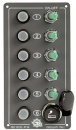 Elite elektrische Schaltafel 5 Schalter + Anzünder
