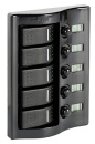 Schalttafel 5-Taster Graphite, poliert