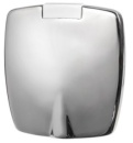 New Edge Deckdusche VA-Stahl Tiger PVC-Schlauch 4m