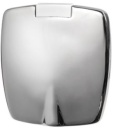 New Edge Deckdusche VA-Stahl Tiger Nyl Schlauch 4m