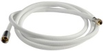 Net-Brausenschlauch aus Nylon, weiß 2,5 m