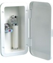 Duschbox m. Mischbatterie PVC-Schlauch 4 m Vertikal mon