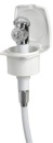 New Edge Dusche, weiß PVC-Schlauch 4 m