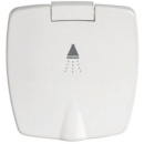 New Edge Dusche, weiß Nylon-Schlauch 4 m